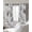 White, variant on Vintage Elk Fox Blackout Curtains for Bedroom/Living Room, Thermal Insulated Kitchen Curtains, Rustic Yellow Simple Drawn Grass Grommet Darkening Window Treatment Drapes 42"x63"x2