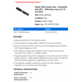 thumbnail image 2 of Heater Outlet Heater Hose - Compatible with 2007 - 2008 Saturn Aura 3.5L V6 LZ4 VIN N - AC Delco, 2 of 2