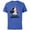 Royal Heather, variant on Mickey Mouse It's My Birthday! - Short Sleeve Cotton T-Shirt for Adults - Customized-Royal Heather