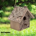 thumbnail image 1 of Casa de Aves, Comedero para Pájaros, Textura Suave y Cálida y Cómoda para que las Aves Mantengan Los Árboles Cálidos del Jardín Decoración del Hogar del Jardín, 1 of 7