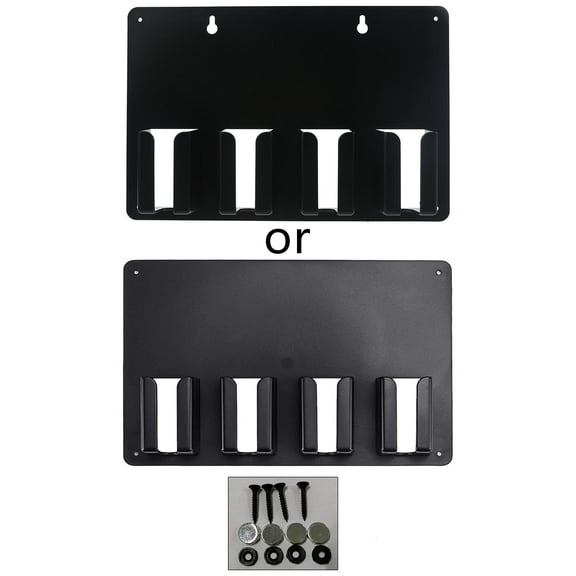 Necvior Wall-mounted Barber Hair Clipper Storage Rack for Salon Holder Stand Tool