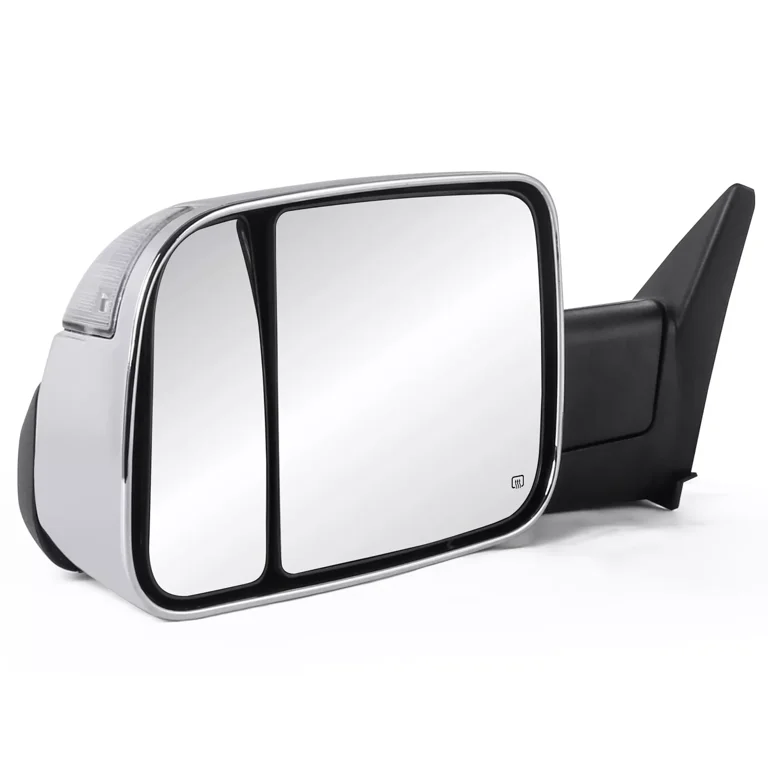 Chrome Heated Power Tow Mirrors For 1998-2002 Dodge Ram – LED Turn Signal & Running Light