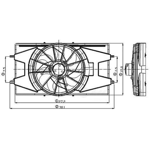 Engine Cooling Fan Assembly