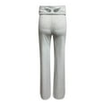 thumbnail image 6 of felwors Fold Over Yoga Pants for Women Low Rise Straight Leg Sweatpants Y2k Solid Color Stretchy Loose Gym Lounge Leggings（Grey， XL）, 6 of 6