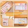 thumbnail image 4 of Trotianingyu 25 PCS Plastic Drawer Organizers Set,4-Size Drawer Organizer Trays for Makeup, Kitchen & Office, 4 of 7