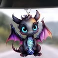 thumbnail image 2 of 1PC Dragon Acrylic Hanging Ornament Acrylic Christmas Ornament Seasonal Hanging For Seasonal Display (Color8), 2 of 8