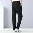 thumbnail image 4 of Kureaily Men's Ice Silk Bottom Sweatpants Baggy Pants Athletic Cozy With Pockets Trousers Joggers High Waisted, 4 of 4