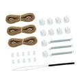 thumbnail image 5 of funtasica RV Pleated Shade Repair Kit Repair and Maintain Lightweight Trailer Replacement Hardware Accessories RV Repairing Kit Brown, 5 of 8