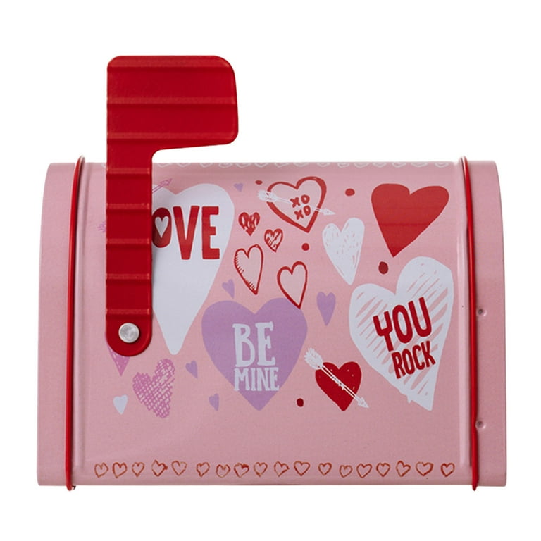 Riforla Valentine Mailbox Valentine Ornament Toy Mailbox Play