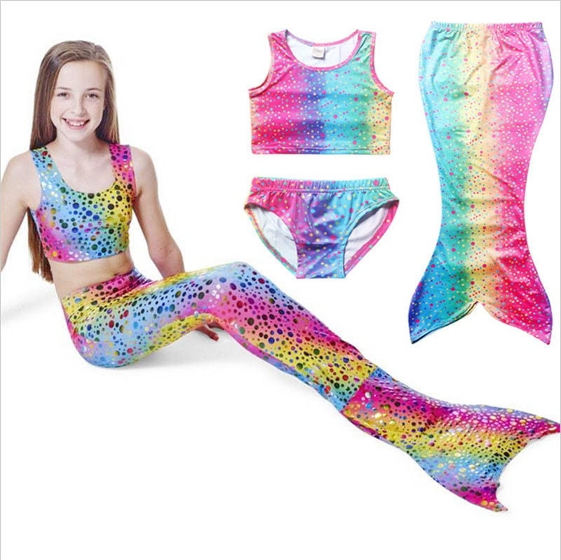 kids mermaid swimwear