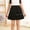 Black, variant on HOMADLES Girls School Uniform Skirt Elastic Waist Pleated Ruffle Skirts A-Line Skort Scooter Skirt for Girl, Summer A-Line Skirts Black 5-6T