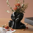 thumbnail image 1 of EGNMCR Vase en Résine Papeterie Contenant pour Stylos Décoration de Bureau à Domicile Décorations de Bureau Vase en Résine, 1 of 6