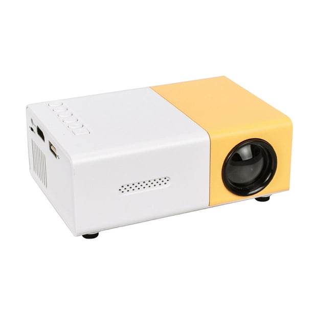 Microproyector LED HD 1080P Cine en casa de 400 lúmenes 320x240 con control remoto