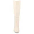 thumbnail image 6 of Journee Womens Rehela Tru Comfort Foam Wide Width Wide Calf Pull On Stiletto Heel Boots, 6 of 9