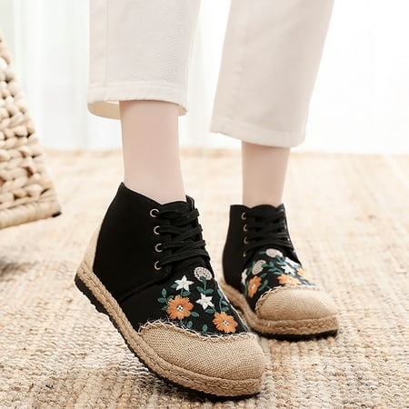 Teacher Appreciation Gifts AXXD Teacher Hiking New Year Fashion Flats Shoes Fall Autumn Womens Work Shoes Antimicrobial Shoes For Clearence