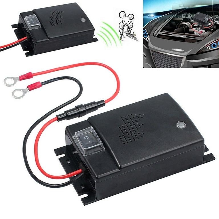 12V Car Rat Rodent Ultrasonic Electronic Mouse Repellent Vehicle