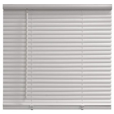 Mainstays Cordless 1 Vinyl Light Filtering Blinds, White, 33 Width x 64 Length