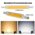 thumbnail image 2 of Huanledash R7S 78/118mm 10/20W COB LED Halogen Light Dimmable Replace Lamp Bulb Glass Tube, 2 of 8