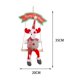 thumbnail image 5 of Muñeco navideño columpio para colgar en la pared, decoración navideña de dibujos animados para colgar. Ciervo, 5 of 6