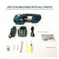 thumbnail image 2 of JDC 16 Automatic Strapping Tool For 1/2-5/8 Inch Wide PP/PET, Rechargeable Battery Powered Packaging Strapping Machine ,Long Lasting, 2 of 6