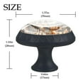 thumbnail image 4 of 4 Pcs Christmas Night Knobs for Kitchen Cabinet Cupboard Dresser Bookcase Drawer Pulls Handles Round Home Decor, 4 of 8
