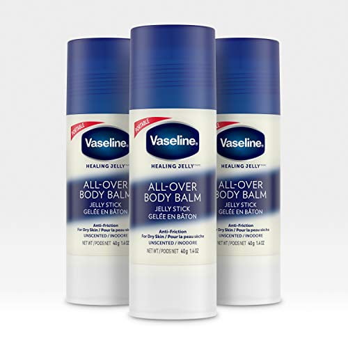 Vaseline Body Balm Stick AntiFriction For Dry Skin Unscented Targeted