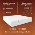 thumbnail image 2 of FullXL Mattress Protector Hypoallergenic Natural Cotton - Waterproof - Fitted Cover - Machine Washable - 54" W x 80" L, 2 of 7