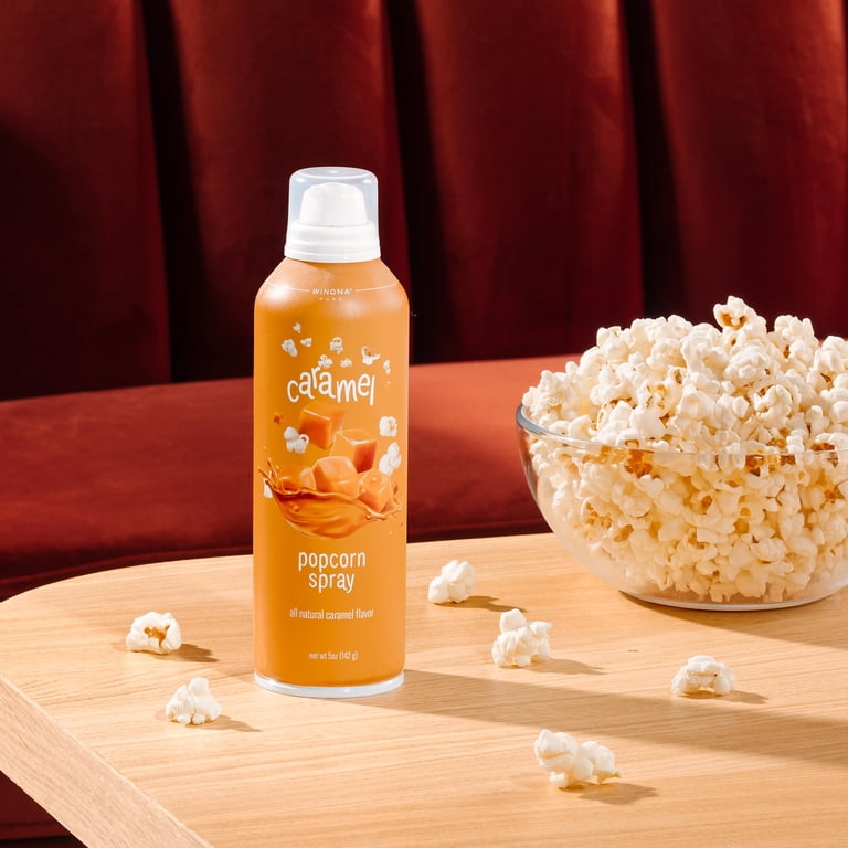 Winona Pure Caramel Spray  Sweet All-Natural, Low Calorie, Dairy-Free,  Gluten-Free Popcorn & Dessert Spray, 5 oz - Walmart.com