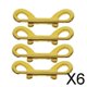 thumbnail image 1 of Perno de Doble Extremo de Metal Soledad 6 piezas 90 mm dorado, 1 of 10