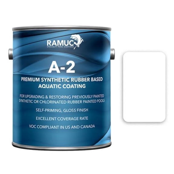 Kop-Coat 2962231101 1 gal Ramuc Type A-2 Rubber Paint Voci Compliant Fob Factory, White
