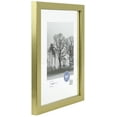Mainstays 8x10 Float to 5x7 Gold Wall Float Picture Frame