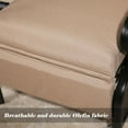 thumbnail image 6 of Ulax Furniture 2-Person Conversation Set Seating Group with Recliner Chairs and Metal End Table (Beige), 6 of 8