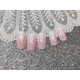 thumbnail image 4 of KAIYANG 24 uñas pseudo de ataúd de tamaño mediano de color rosa, 4 of 5