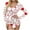 Red-Valentines Pajama, variant on FNFYFH Women’s Valentines Deep V Neck Shorts Long Sleeve Knitted One Piece Bodysuit Sexy Pajama Onesie Bodycon Rompers Overall