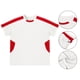thumbnail image 4 of Ceisia Men's Athletic Short Sleeve T-shirt Color Block Round Neck Fitness Basketball Training Sport Tee Tops Red XXL Gifts, 4 of 8