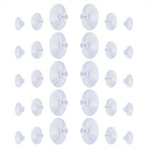 Plastic Suction Cups Without Hooks, Furniture Desk Glass Transparent Anti-Collision Suction Cups, Hanger Pads for Glass Plastic Without Hooks, Pack of 30, 3 Size