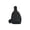Black, variant on Crossbody Sling Bag, Small Lightweight Soft Sling Chest Bag with Adjustable Strap, Shoulder Bag with Wide Shoulder Straps, Anti-Theft Casual Daypack for Campus Shopping Travel Daily, Yellow