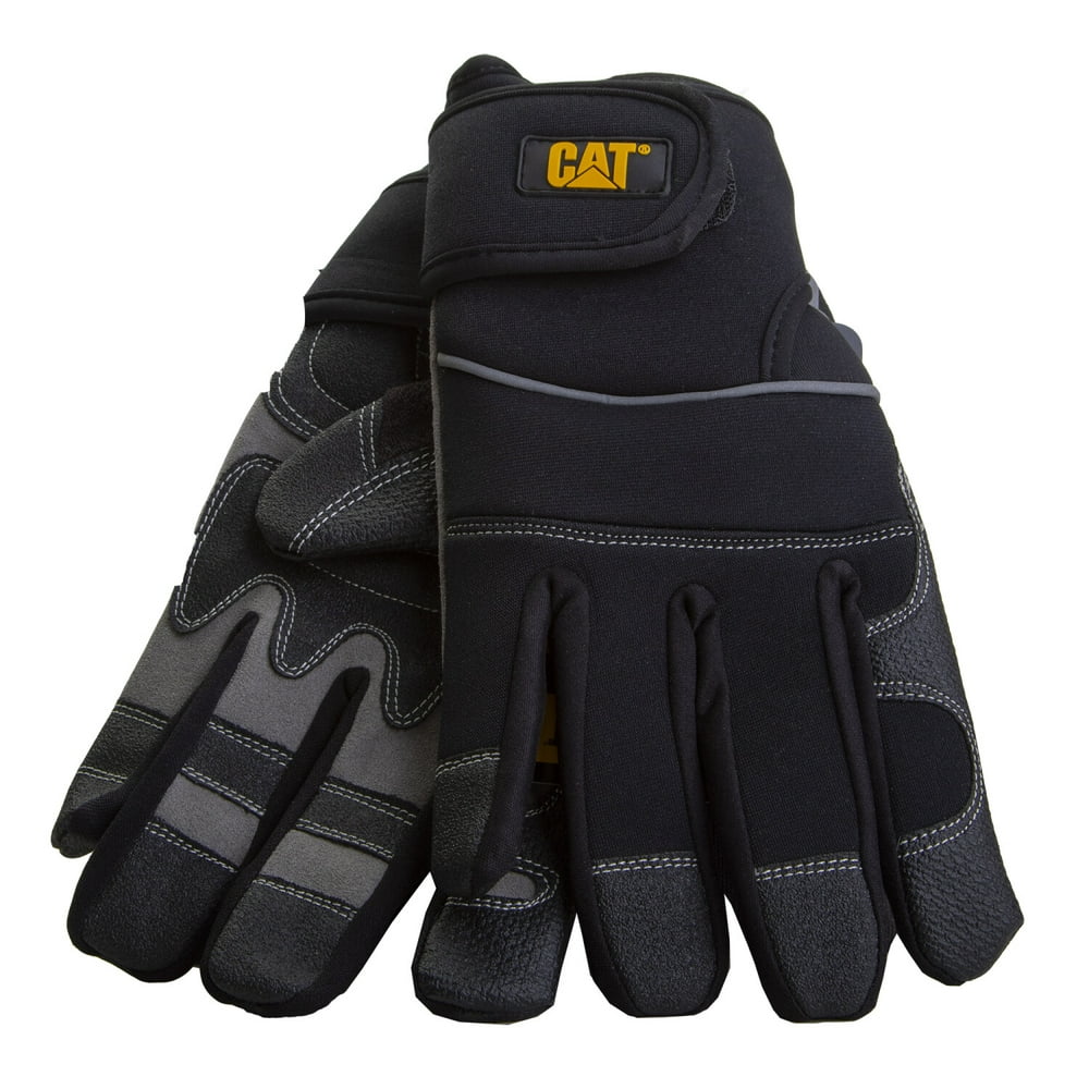 CAT Cat Heavy Duty Utility Gloves for Men XL Black