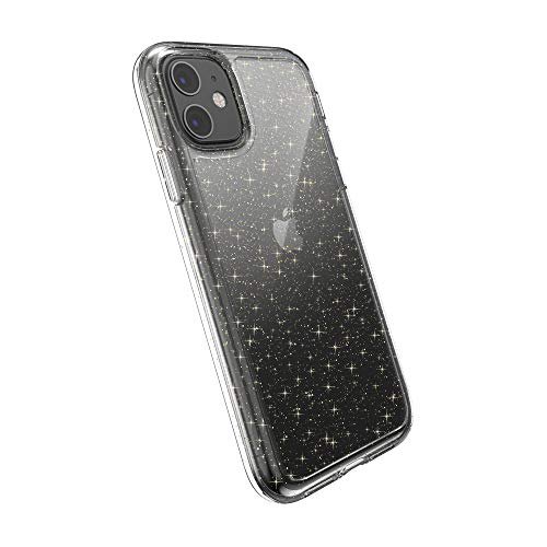 Speck Gemshell Glitter Iphone 11 Case Clear With Gold Glitter Clear 12 5636 Walmart Com
