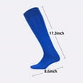 thumbnail image 4 of Fjuchai 5 Pairs Mens Sport Knee High Socks Long Baseball Football Tube Socks Male Solid Colour Training Thigh High Socks for Summer, 4 of 9