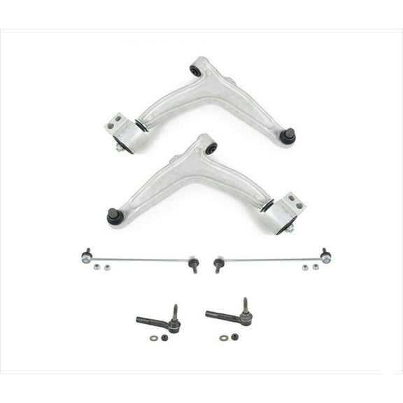 Fits For 04-11 SAAB 9-3 Lower Control Arms Bushings Ball Joints Sway Bar 6Pc