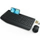 thumbnail image 1 of Teclado y ratón inalámbricos SABLUTE ergonómicos con reposamuñecas, 1 of 9