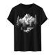 thumbnail image 4 of Camisa Casual de Cuello de la Tripulación de la Impresión de la Selva de Manga Corta Top Ligero de Poliéster para los Hombres, Camiseta de Manga Corta para el Uso Diario de Primavera Verano, 4 of 9