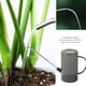 thumbnail image 4 of Bewildely Regadera de 1L para sala de estar, dormitorio, jardín, patio, planta, cubo de aspersión, hervidor de agua de plástico de acero inoxidable, Jardín y Patio Gris Bewildely HA011372-02, 4 of 6