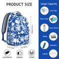 thumbnail image 6 of Vibrant Hawaii Tropical Wind Palm Leaves Print Backpack: Durable & Lightweight Daypack for Students, Large Capacity Laptop Bookbag for Campus Commute, The Perfect Gift for High School & College, 6 of 6