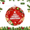 thumbnail image 2 of KFJBPB 50 Assiettes en Papier de Noël - Assiettes Jetables Rouges de 7 Pouces pour Fournitures de Fête de Noël, 2 of 7