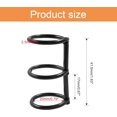 thumbnail image 2 of Queilt 20 Pcs 3 Rings Metal Loose Leaf Binders Snap Split Hinged with 20 mm Inner Diameter, Book Rings for DIY Travel Diary, Photo Album, Binding Spines Combs (Black), 2 of 5