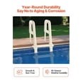 thumbnail image 5 of Pool Ladder 5-Step, 75° Inclined Double Handrail, Non-Slip Heavy Duty, 300 lb Capacity, Inground & Above-ground Pools, Indoor/Outdoor, 5 of 6