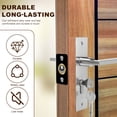 thumbnail image 4 of 4 Pcs Loquet à Bille de Porte Loquet en Acier Inoxydable Silencieux Remplacement de Garde-Robe Verrou Robuste Installation Facile Armoire Garde-Manger (b ), 4 of 8