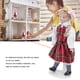 thumbnail image 5 of Muñeca De Casa De Muñecas Con Vestido Rojo A Escala 1:12, Muñeca De Porcelana Para Niños ANGGREK Otros, 5 of 8